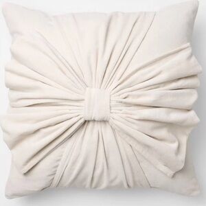 Studio McGee Cream Bow Oversized Accent Pillow *flaw